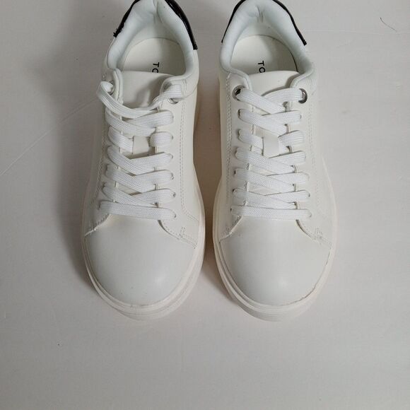 Torrid Chunky Lace Up Sneakers Womens Plus Tennis Shoes White Platform 8WW - Picture 6 of 10